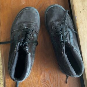 Black High-Top Sneakers